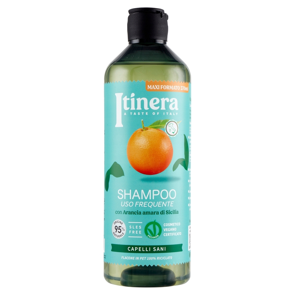 Itinera Shampoo Uso Frequente con Arancia amara di Sicilia 370 ml